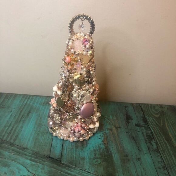 Vintage Jewelry Tree Handmade - Picture 8 of 16